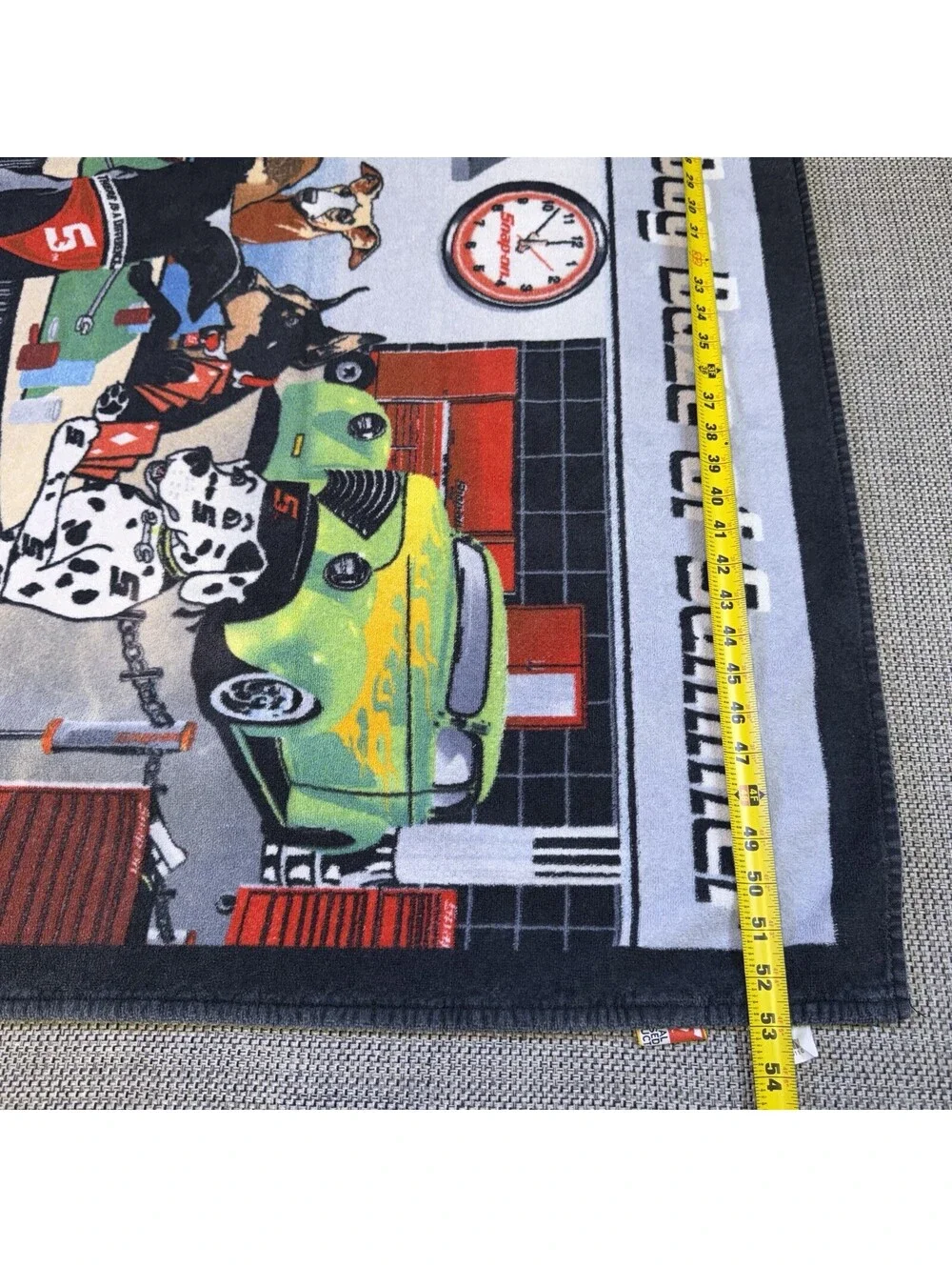 Snap On Tools Beach Towel Dog Daze of Summer Dogs Poker 60 x 32 Vintage